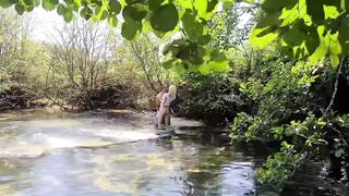 COUPLE GETS CAUGHT WHILE HE FUCKS HER IN THE ASS OUTDOOR 2of2 - 13 image