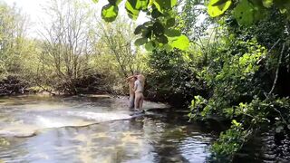 COUPLE GETS CAUGHT WHILE HE FUCKS HER IN THE ASS OUTDOOR 2of2 - 15 image