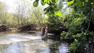 COUPLE GETS CAUGHT WHILE HE FUCKS HER IN THE ASS OUTDOOR 2of2 - 6 image