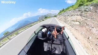 EVERYBODY WATCHES WHILE I FUCK HER ON THE CAR IN MONTENEGRO - HOT Brunette Latina in Hardcore Outdoor Fuck In Doggy Style and Extreme Blowjob in POV