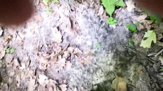 DUMB BRUNETTE BROKE HER BIKE IN THE WOODS & PAID WITH HER PUSSY FOR THE REPAIR! DOGGYSTYLE FUCK WITH MESSY FACIAL AND DEEP SWALLOW! - 3 image