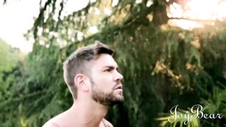 JoyBear - Busty Brunette Beauty Enjoys Outdoor Sex - 1 image
