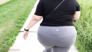 Chasing big booty latina - 2 image