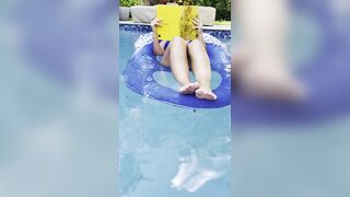 Ignoring you while I float in the pool and read my book - 5 image