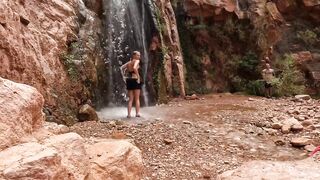 Nympho Stepsis needs dick in the Grand Canyon and almost gets us caught by our group! Go Pro- 4K - 8 image