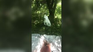 Real amauter sex in the park with moaning 19yo 4CherryBerry - 10 image