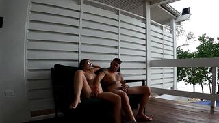 Fun on our balcony in Hedo - 2 image