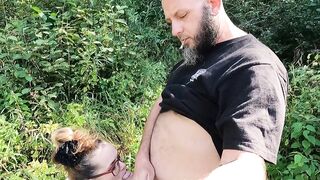 Blowjob Diaries Vol 36. Smokes a blunt while sucking my dick by the river. - 13 image