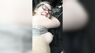 Taxi driver fucked my asshole doggystyle in car in public. I paid the fare with my 18 year old pussy - 6 image