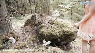 Forest Quickie with Horny Teen - Public Sex MV - 7 image