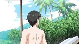 Skinny Anime Blonde Fucks On The Beach (Hentai Uncensored) - 11 image