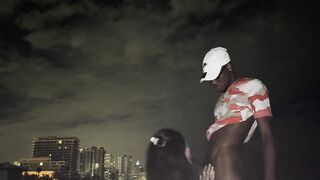 BigDaddyKJ: Mexican Slut Takes Big Black Cock On Miami Beach Preview - 4 image