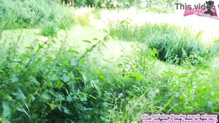 german black african young woman having amateur outdoor pov sex - 6 image