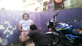 giving a rich oral and anal to a saleswoman in the street part 2 - 2 image