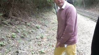 Greedy for Cock Fucked and Facialized Outdoor - 2 image