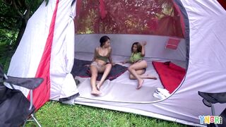 YNGR - Babi Star & Malina Melendez Got Their Pussies Drilled While In Their Secret Tent - 2 image