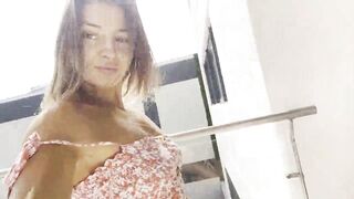 Maria in Summer dress without panties - 3 image
