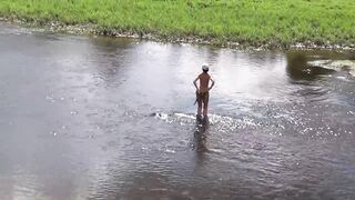 Nude bathing in Derzha-river - 12 image