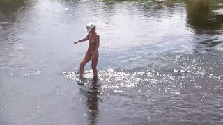 Nude bathing in Derzha-river - 6 image