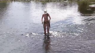 Nude bathing in Derzha-river - 9 image