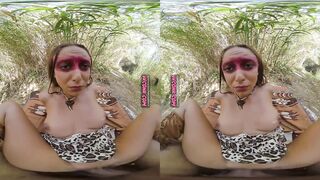 VR Conk Outdoor sex with Amazon Lady Cassie Del Isla VR Porn - 14 image