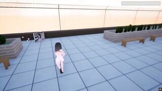 Naked Risk 3D [Hentai game PornPlay ] Exhibition simulation in public building - 14 image