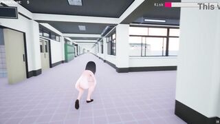 Naked Risk 3D [Hentai game PornPlay ] Exhibition simulation in public building - 7 image