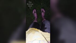 I was let out to the backyard so I could piss myself out where the dogs pee. I soaked everything POV - 7 image