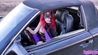 Costumed Cougar Shanda Fay Gets Face Fucked By A Stiff Dick Roadside! - 2 image