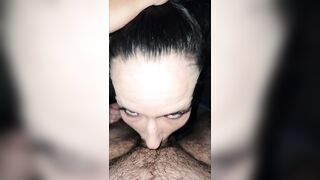 Canadian Milf getting Facefucked and Facial - Drive Thru with Cum on Face - 8 image