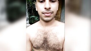 Outdoor Sex Indian guy masturbating - 10 image