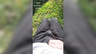 Sitting outside in the sun, until I piss myself. POV - 4 image