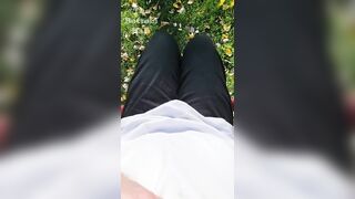 Sitting outside in the sun, until I piss myself. POV - 5 image