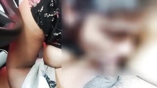 Indian Stepmom Disha Public Blowjob Cumshot In Car - 11 image