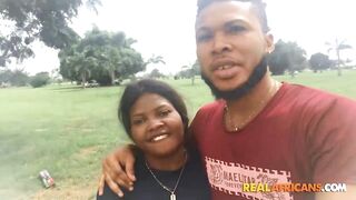 Cute African Couple Having Lovely Date Before Hardcore Fuck! - 4 image