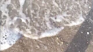 BBC FIRST NUDE BEACH EXPERIENCE AND MASTURBATION IN THE OCEAN ALMOST CAUGHT SOMEWHERE IN FLORID - 4 image