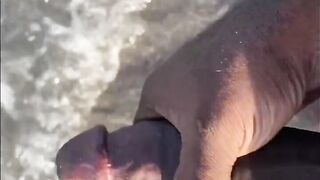 BBC FIRST NUDE BEACH EXPERIENCE AND MASTURBATION IN THE OCEAN ALMOST CAUGHT SOMEWHERE IN FLORID - 6 image