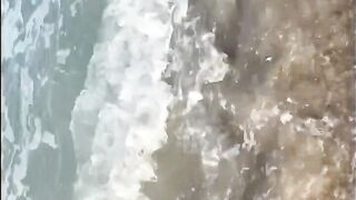 BBC FIRST NUDE BEACH EXPERIENCE AND MASTURBATION IN THE OCEAN ALMOST CAUGHT SOMEWHERE IN FLORID - 8 image