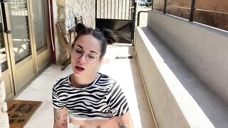 ChihuahuaSU. Milky sex outdoor with squirt and cum on all body - 3 image