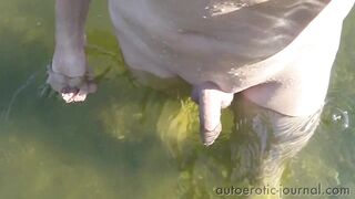 ** NEW EDIT ** 2017-06 / Skinny dipping, clandestine teasing, humping, wanking to cum on nude beach - 2 image
