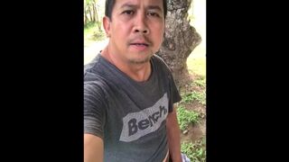 pinoy daddy outdoor jakol - 1 image