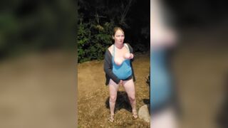 Slut gets off in public park -RosyBody - 3 image