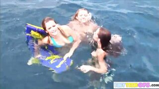BrookeSkype Lesbian kissing nude Boat Vacation - 14 image