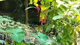 Village Living Lonly Bhabi Sex In Outdoor ( Official Video By villagesex91) - 1 image