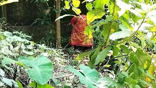 Village Living Lonly Bhabi Sex In Outdoor ( Official Video By villagesex91) - 2 image
