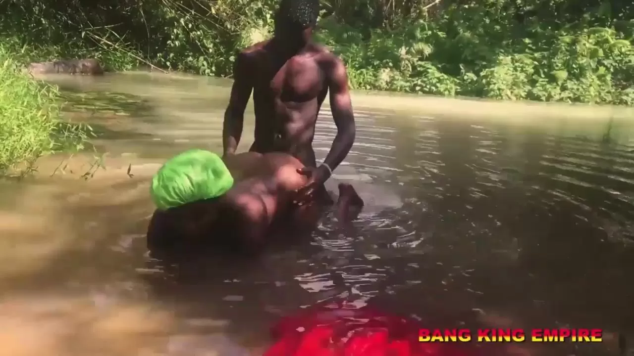 African Pastor Caught Having Sex In A LOCAL Stream With A Pregnant Church Member After Water Baptism image