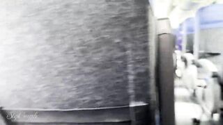 Milf gave risky Blowjob in a travel bus - hope that no one saw us oO - 2 image