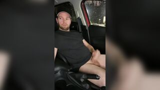 I had to fiil up the car and needed to empty my balls at the public gas station (Side View) - 4 image