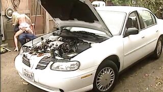 Sweet blonde gets nailed by hot mechanic - 8 image