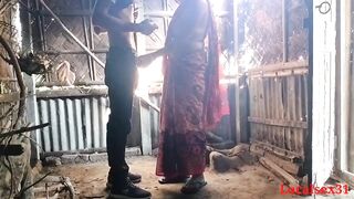 Red Saree Wife Outdoor Blowjob ( Official Video By Localsex31) - 4 image